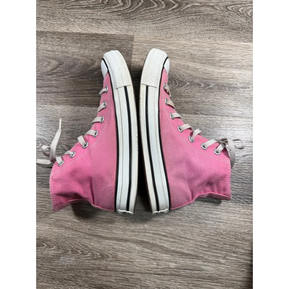 Converse Chuck Taylor All Star High Top Pink Canvas Sneakers Womens 7 Barbiecore